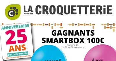 JEU ANNIVERSAIRE – PREMIERS GAGNANTS !