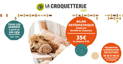 Lons - Bilan Ostéopathique tous les samedis