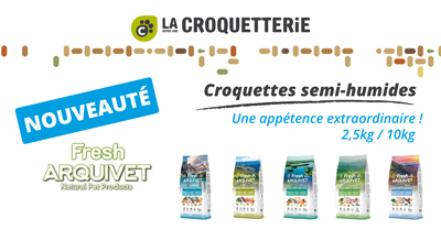 NOUVEAU : Croquettes ARQUIVET FRESH pour chiens !