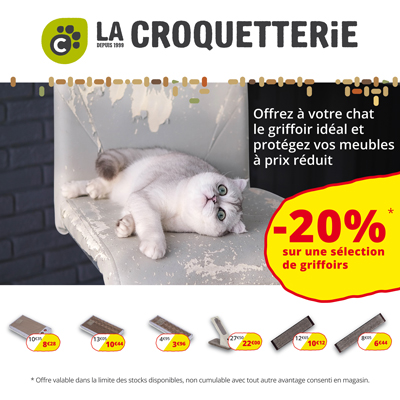 -20% sur une sélection de griffoirs en février ! 