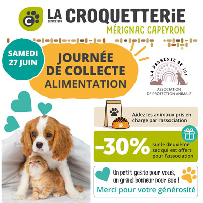 Mérignac Capeyron - Journée de collecte solidarité samedi 27 juin