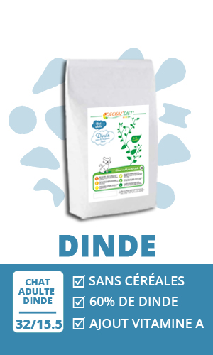 Croquettes sans céréales chat dinde Décisiv'Diet