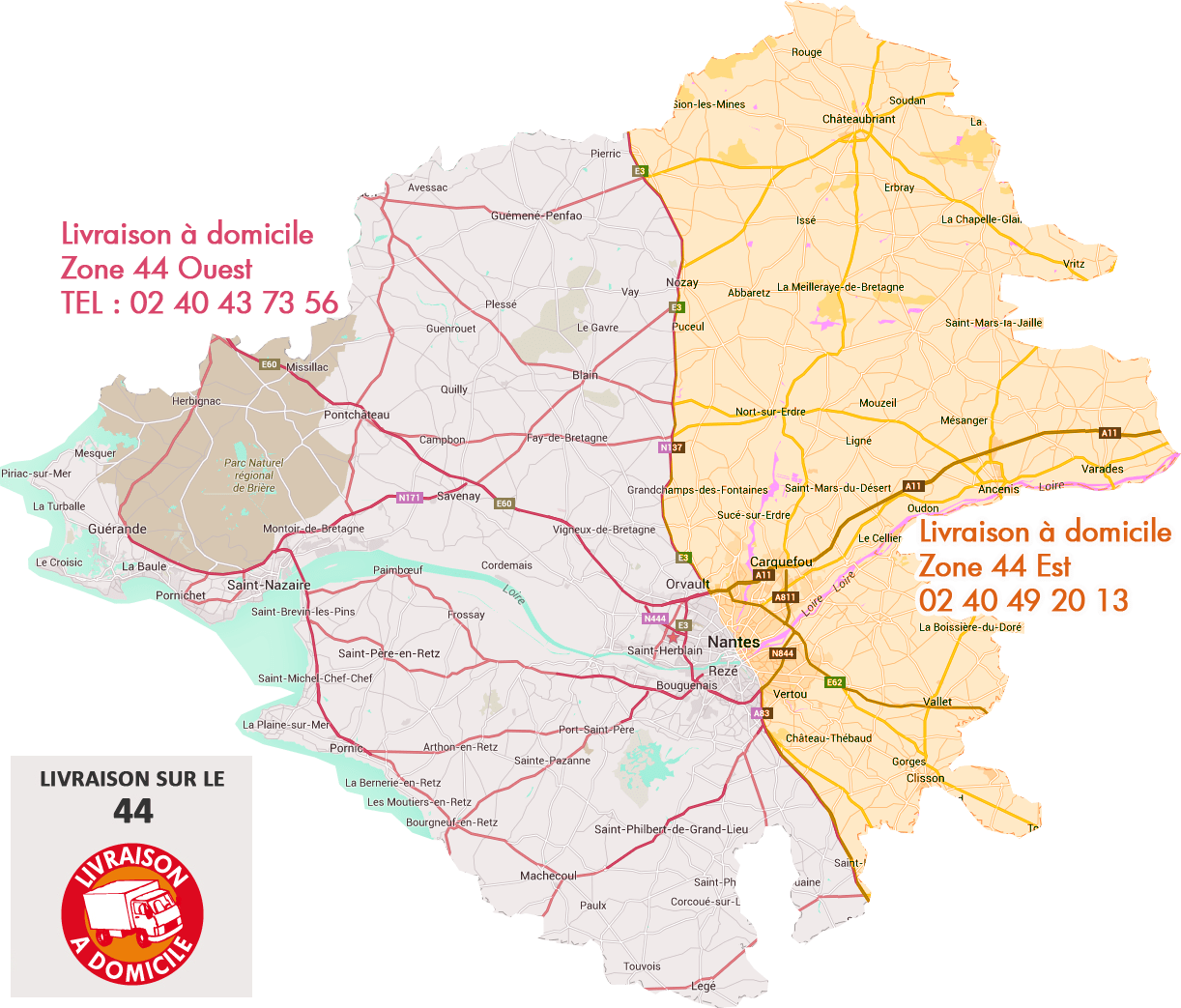 CARTE departement44